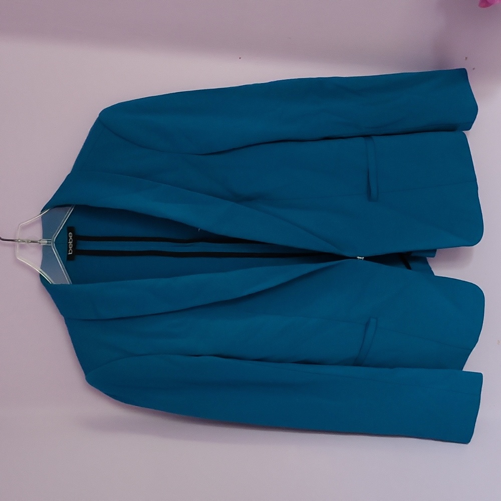 Turquoise Bebe Blazer
